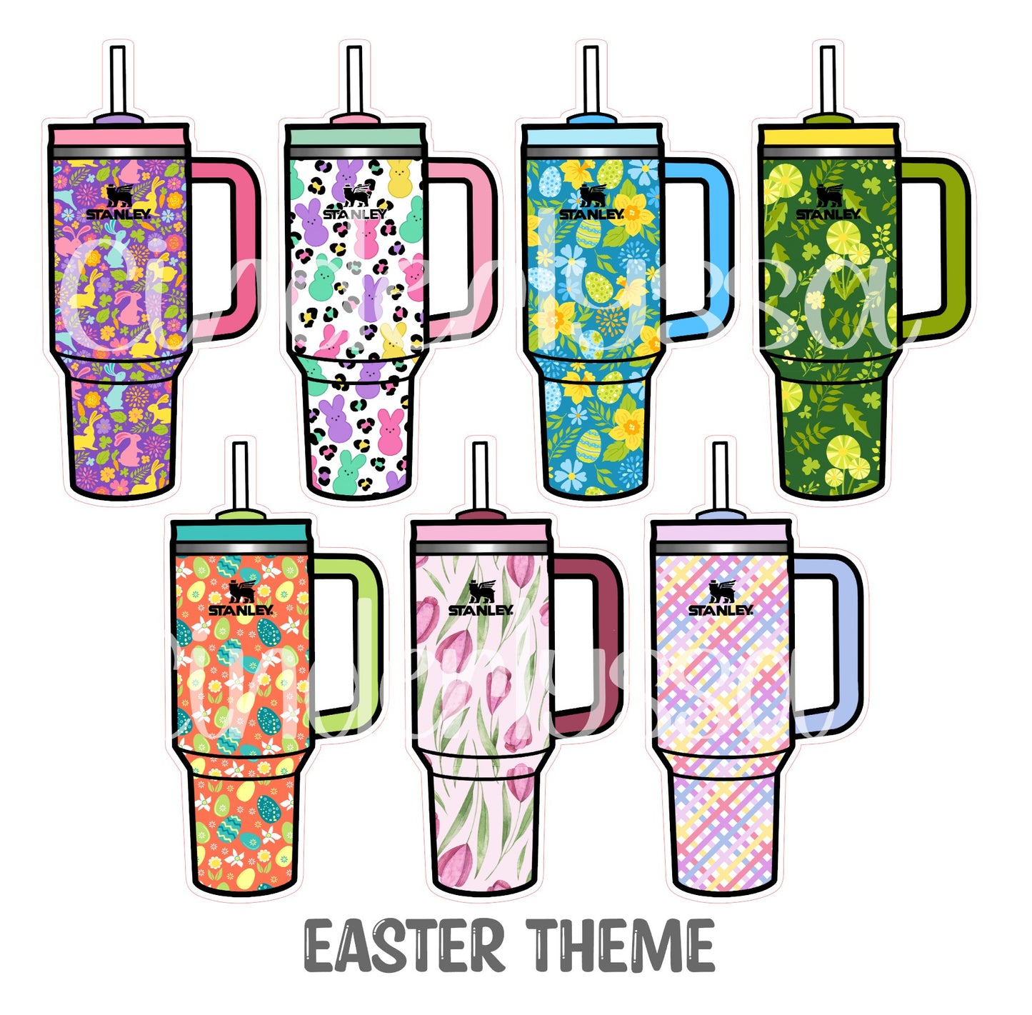 Tumbler Cup: Style 2 Single Themes Cardstock Silicone Mold, Aroma Bead Molds, Premium Cardstock Images