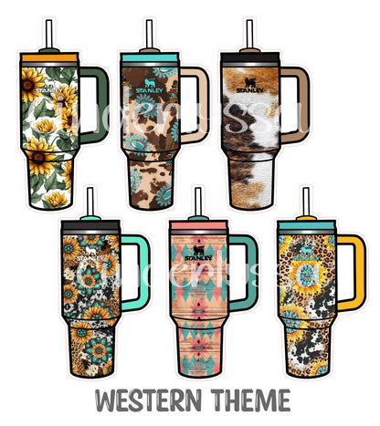 Tumbler Cup: Style 2 Single Themes Cardstock Silicone Mold, Aroma Bead Molds, Premium Cardstock Images