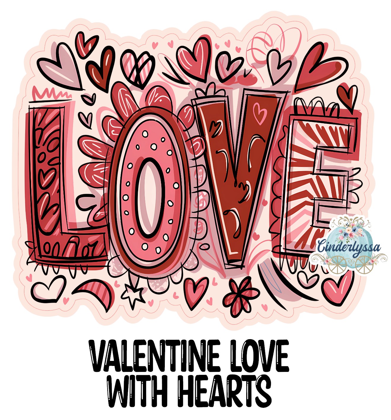 Valentine Love With Hearts Cardstock Silicone Mold, Aroma Bead Molds, Premium Cardstock Images