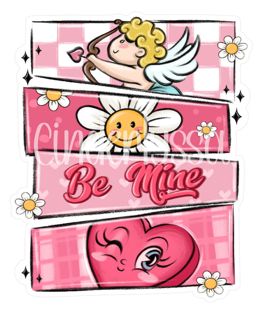 Valentine's Day Retro Characters Cardstock Silicone Mold, Aroma Bead Molds