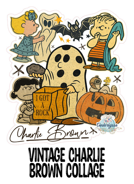 Vintage Charlie Brown Collage Cardstock Silicone Mold, Aroma Bead Molds, Freshie, Premium Cardstock Images