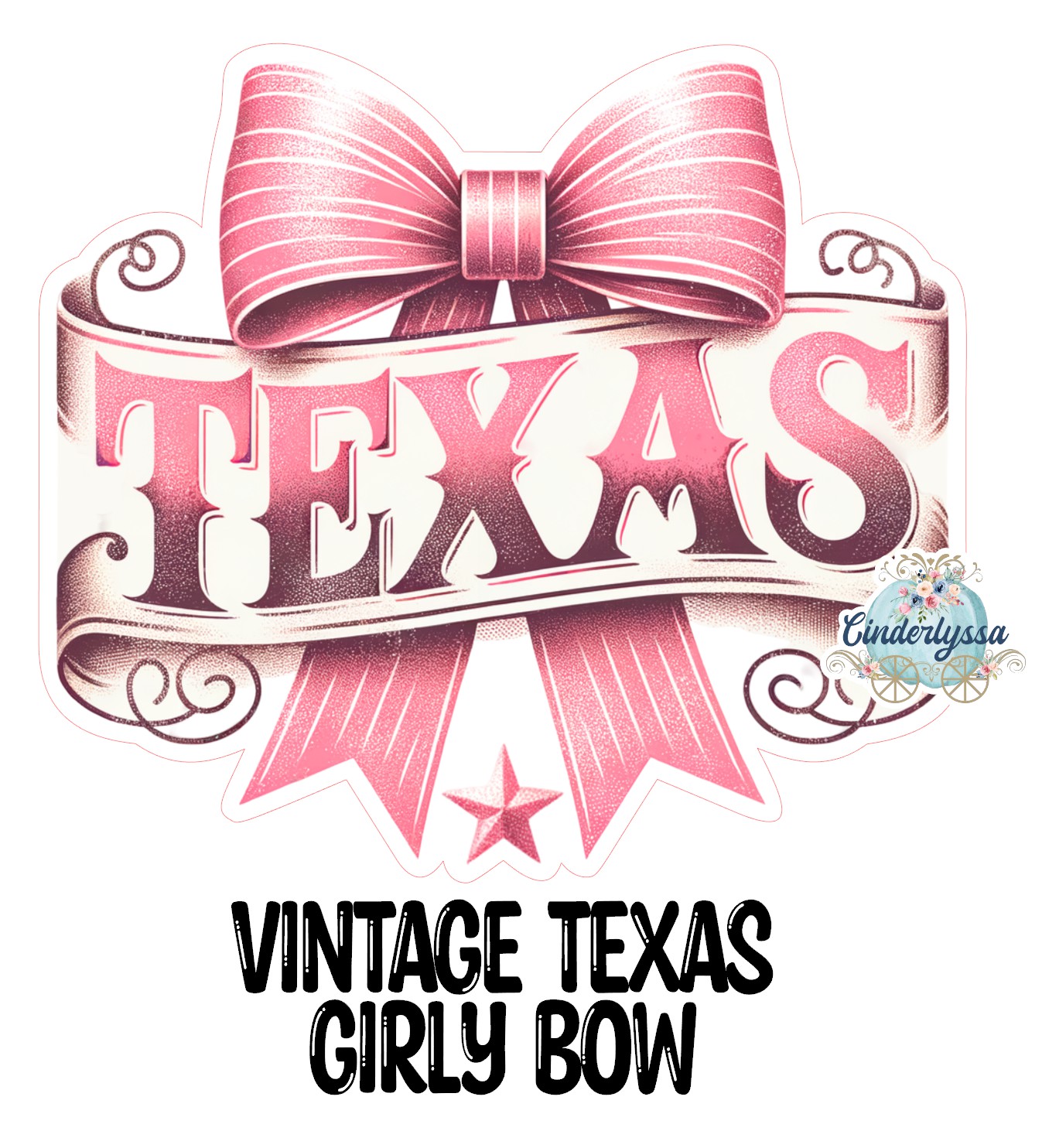 Vintage Texas Girly Bow Cardstock Silicone Mold, Aroma Bead Molds, Premium Cardstock Images