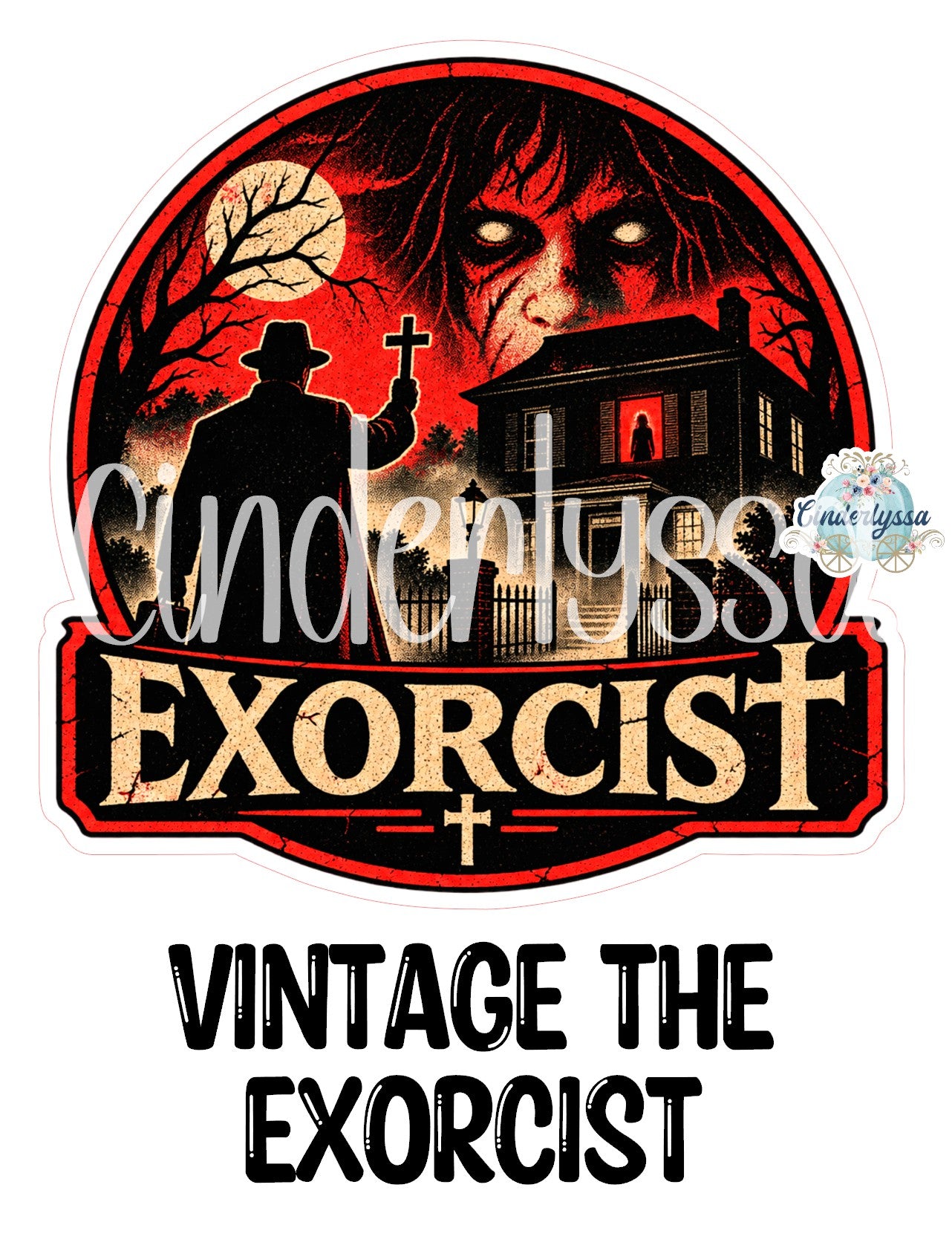 Vintage The Exorcist Cardstock Silicone Mold, Aroma Bead Molds, Premium Cardstock Images
