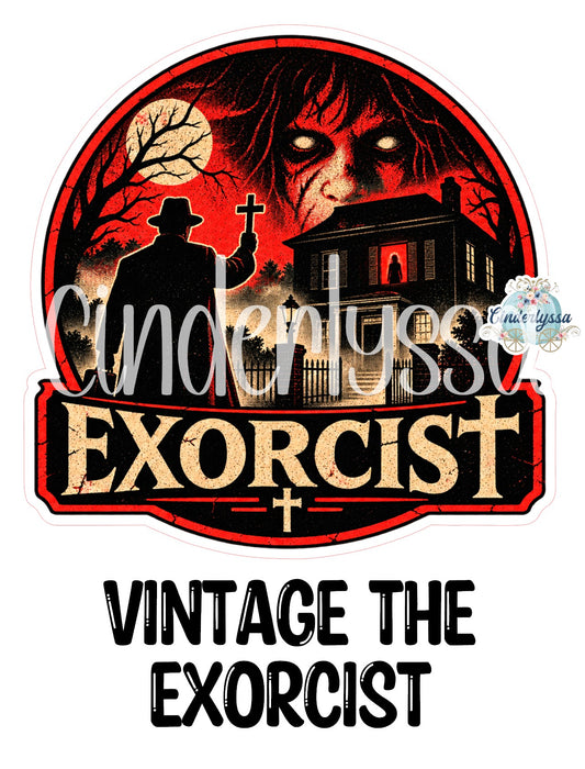 Vintage The Exorcist Cardstock Silicone Mold, Aroma Bead Molds, Premium Cardstock Images