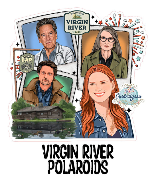 Virgin River Polaroids Cardstock Silicone Mold, Aroma Bead Molds, Car Freshies, Premium Cardstock Images