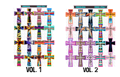 Cross Style 1: Christmas, Fall, Western, Burlap, Stained Glass Flowers Cardstock Silicone Mold, Aroma Bead Molds