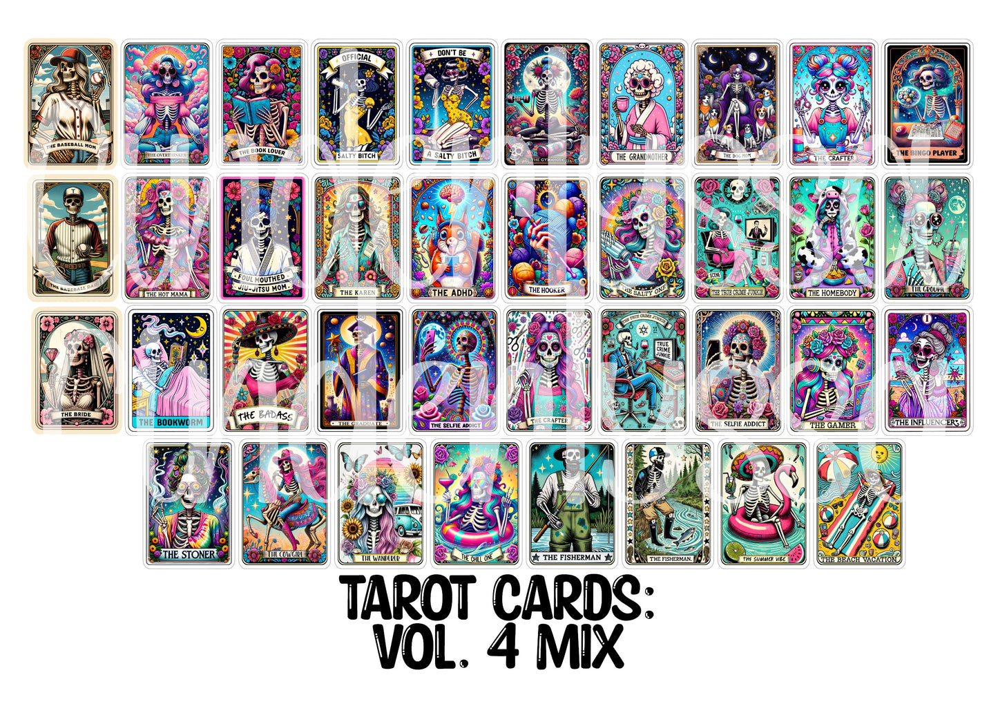 VENT CLIP: Tarot Cards: Group 1 Two Cavity Small Vent Clip Size Cardstock Silicone Mold, Aroma Bead Molds, Premium Cardstock Images