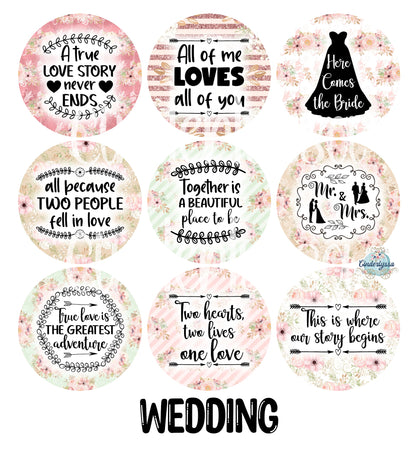 3.75 inch Round: Wedding for Cardstock Silicone Mold, for Aroma Bead Molds, Premium Cardstock Images