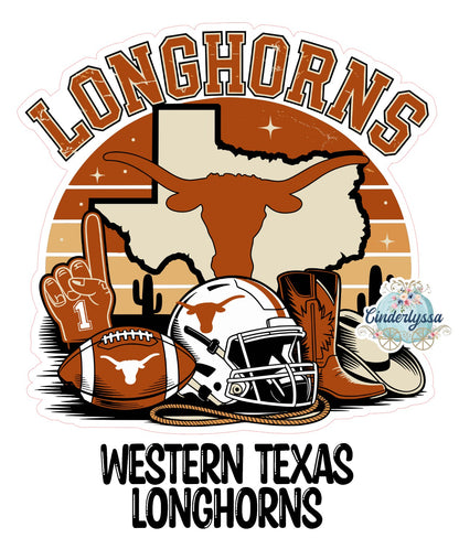 Western Texas Longhorns Cardstock Silicone Mold, Aroma Bead Molds, Premium Cardstock Images