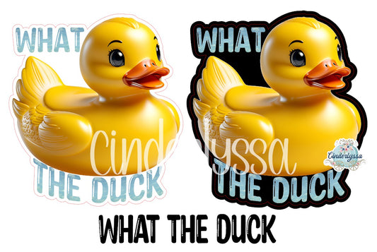 What the Duck Silicone Mold, Car Freshies, Cardstock Silicone Molds, Premium Cardstock Images
