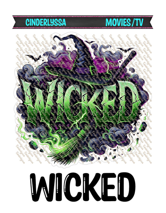 Wicked - Movie Inspired Cardstock Silicone Mold, Aroma Bead Molds, Premium Cardstock Images