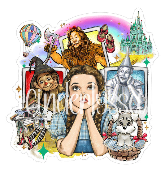 Wizard of Oz Collage Cardstock Silicone Mold, Aroma Bead Molds, Premium Cardstock Images