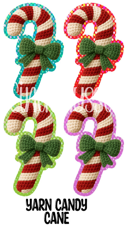 Yarn Candy Cane Cardstock Silicone Mold, Aroma Bead Molds, Premium Cardstock Images