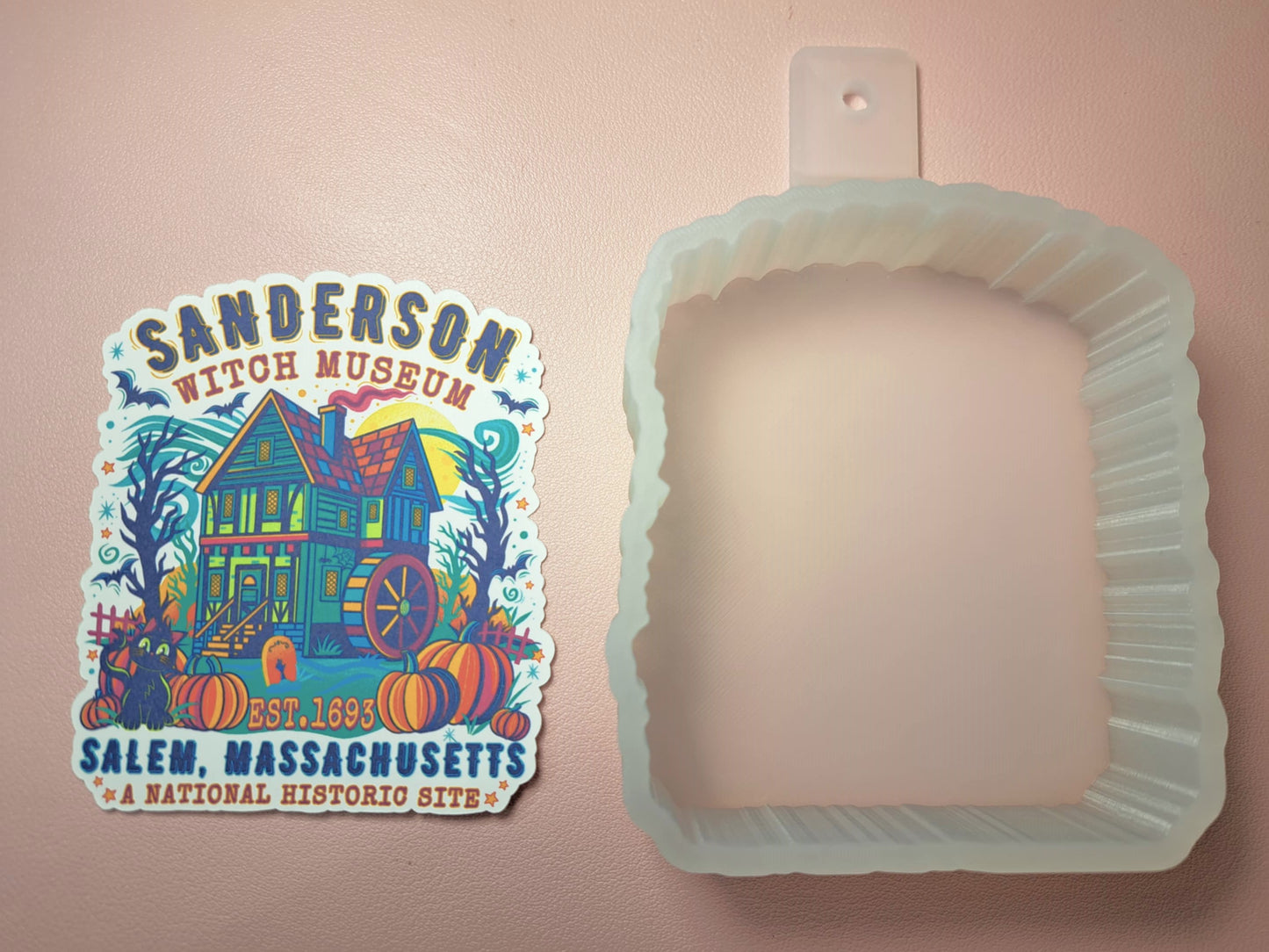 Sanderson Witch Museum Cardstock Silicone Mold, Aroma Bead Molds, Premium Cardstock Images