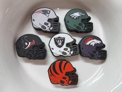 NFL Football Team Helmet logos Silicone Bead