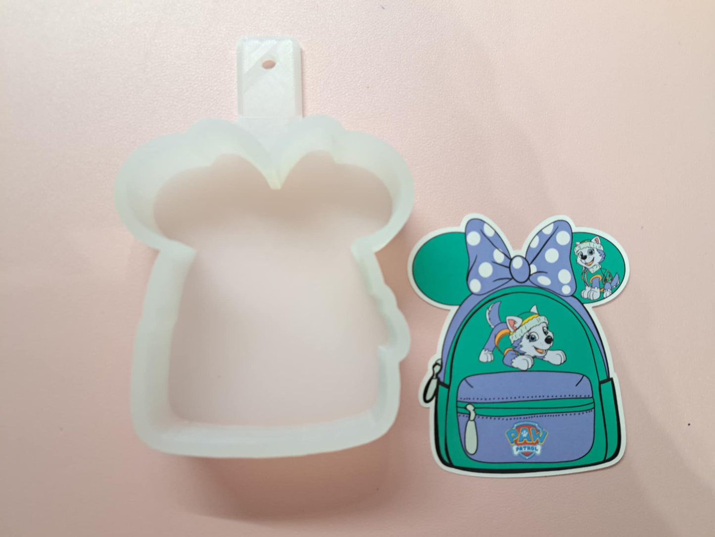Disney Ears Backpack Cardstock Silicone Mold, Aroma Bead, Car Fresh Mold, Premium Cardstock Images