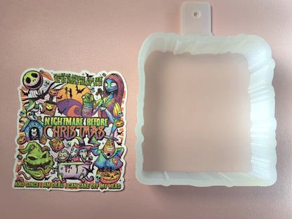 Simply Meant To Be NBC: Nightmare Before Christmas Cardstock Silicone Mold, Aroma Bead Molds, Premium Cardstock Images