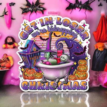 Get In Loser: We're Kidnapping Christmas Nightmare - Movie Cardstock Silicone Mold, Aroma Bead Molds, Premium Cardstock Images