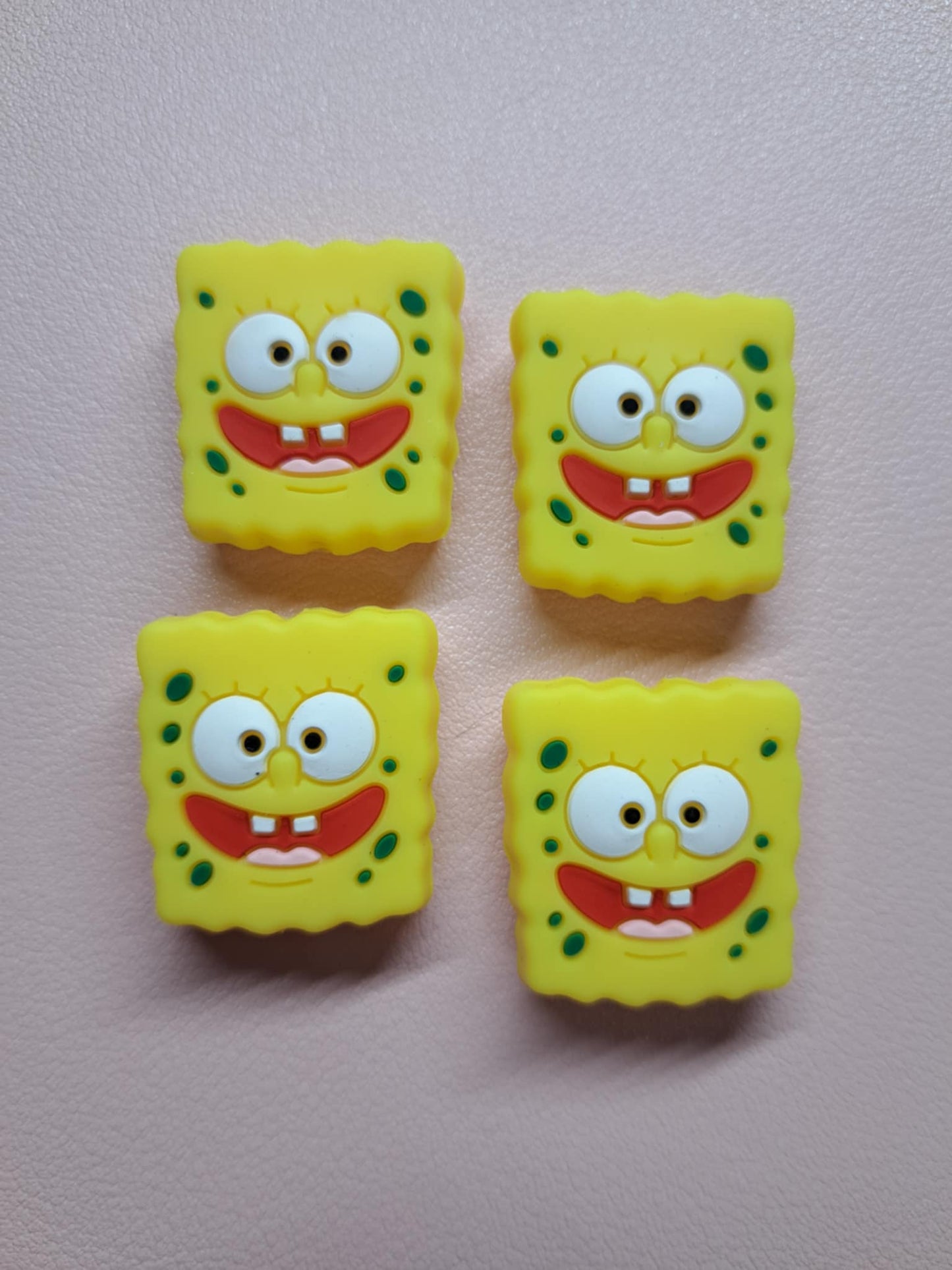 SpongeBob Face - Style 2 Silicone Focal Bead