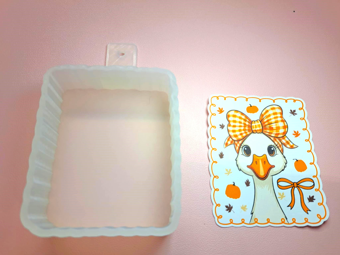 Goose: Fall and 4th of July Cardstock Silicone Mold, Aroma Bead Molds, Premium Cardstock Images