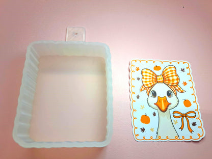Goose: Fall and 4th of July Cardstock Silicone Mold, Aroma Bead Molds, Premium Cardstock Images