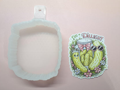 I'm a Dillight Cardstock Silicone Mold, Aroma Bead Molds, Premium Cardstock Images