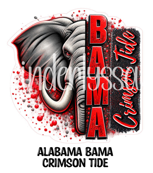Alabama: Bama Crimson Tide Football Cardstock Silicone Mold, Aroma Bead Molds, Premium Cardstock Images