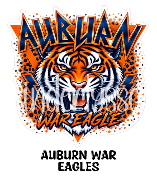 Auburn War Eagle Cardstock Silicone Mold, Aroma Bead Molds, Premium Cardstock Images