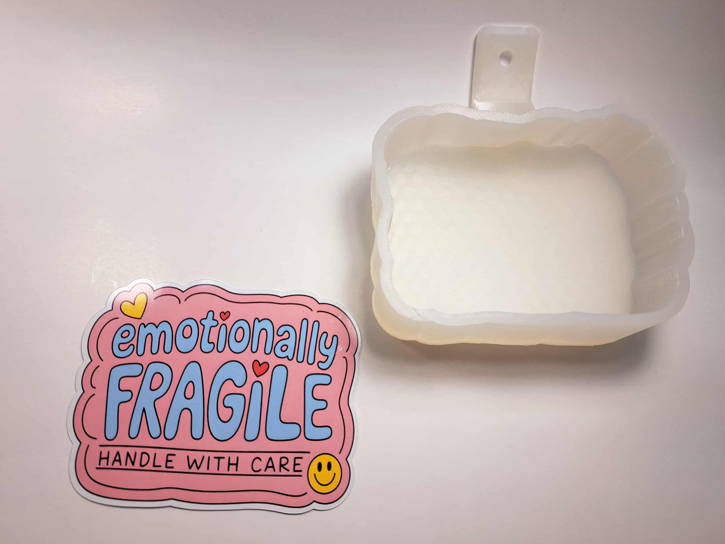 Emotionally Fragile Cardstock Silicone Mold, Aroma Bead Molds, Premium Cardstock Images