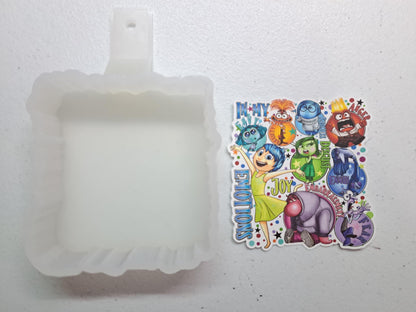 Inside Out: In My Emotions - Disney/Pixar Movie Inspired Cardstock Silicone Mold, Aroma Bead Molds, Premium Cardstock Images