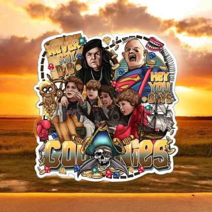 Goonies: Hey You Guys Never Say Die - Movie Inspired Cardstock Silicone Mold, Aroma Bead Molds, Premium Cardstock Images