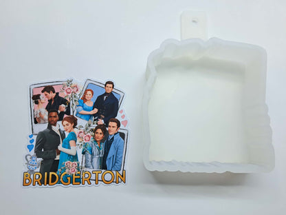 Bridgerton Polaroids Cardstock Silicone Mold, Aroma Bead Molds, Car Freshies, Premium Cardstock Images