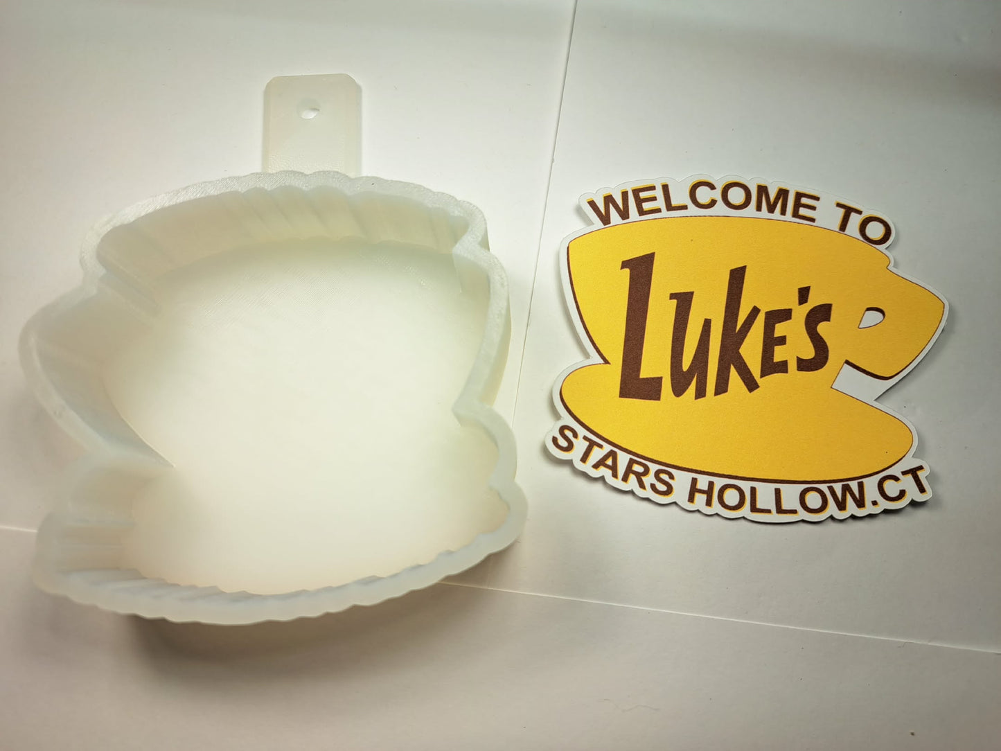 Welcome to Luke's Stars Hollow, CT Cardstock Silicone Mold, Aroma Bead Molds, Car Freshies, Premium Cardstock Images