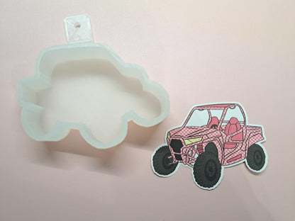 Side by Side Off Road UTV Cardstock Silicone Mold, Aroma Bead Molds, Premium Cardstock Images