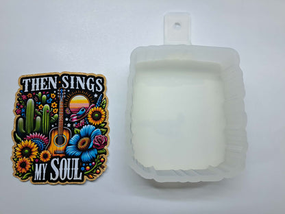 Then Sings My Soul Cardstock Silicone Mold, Aroma Bead Molds, Premium Cardstock Images
