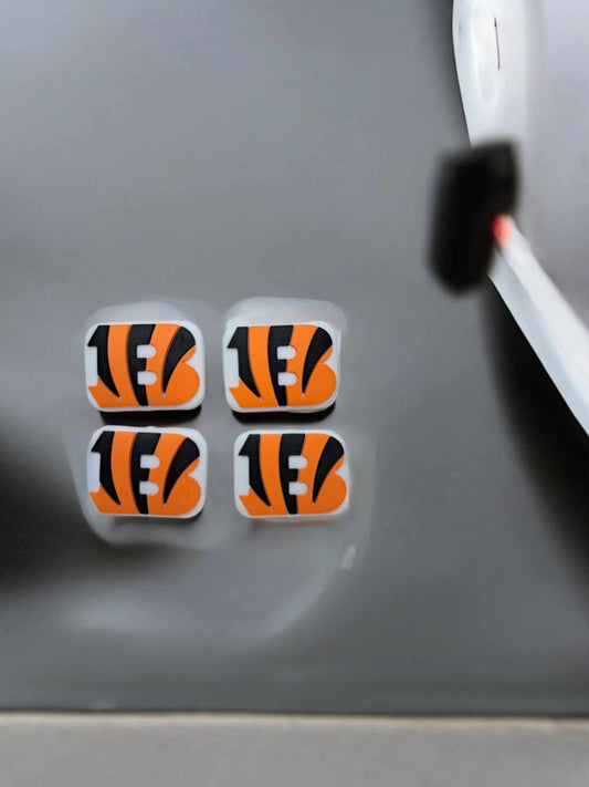 B: Cincinnati Bengals Silicone Focal Bead - 0896