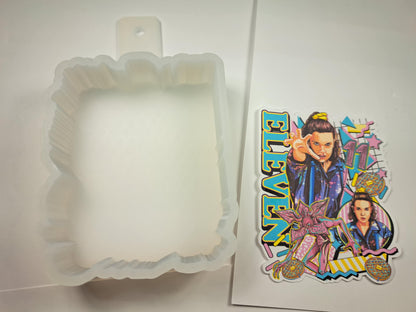 Eleven: Stranger Things Cardstock Silicone Mold, Aroma Bead Molds, Premium Cardstock Images
