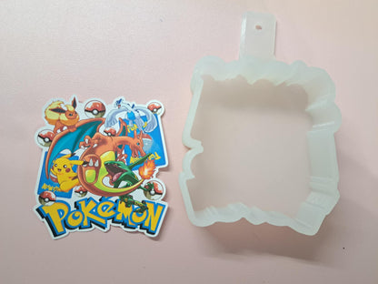 Pokemon Cardstock Silicone Mold, Aroma Bead Molds, Premium Cardstock Images