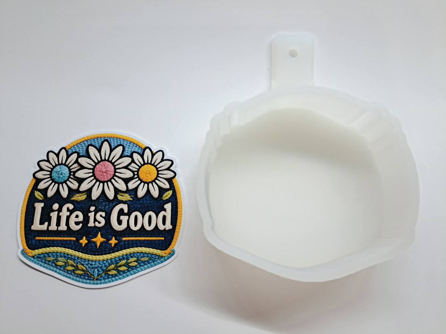 Life is Good for Cardstock Silicone Mold, Aroma Bead Molds, Premium Cardstock Images