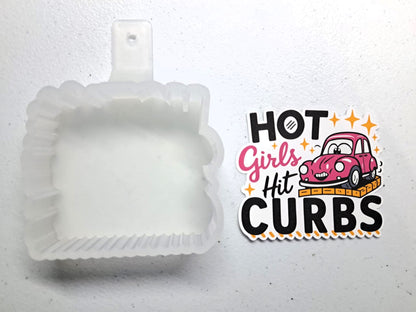 Hot Girls Hit Curbs Cardstock Silicone Mold, Aroma Bead Molds, Premium Cardstock Images