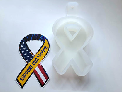 Support our Troops/Honor our Veterans Multiple Designs for Cardstock Silicone Mold, Aroma Bead Molds, Premium Cardstock Images