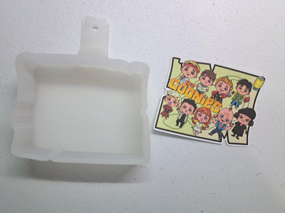 Goonies Group: Movie Inspired Cardstock Silicone Mold, Aroma Bead Molds, Car Freshies, Premium Cardstock Images