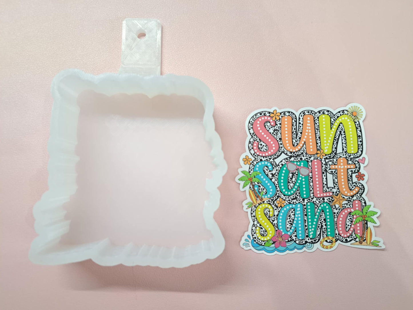 Sun Salt Sand Cardstock Silicone Mold, Aroma Bead Molds, Premium Cardstock Images
