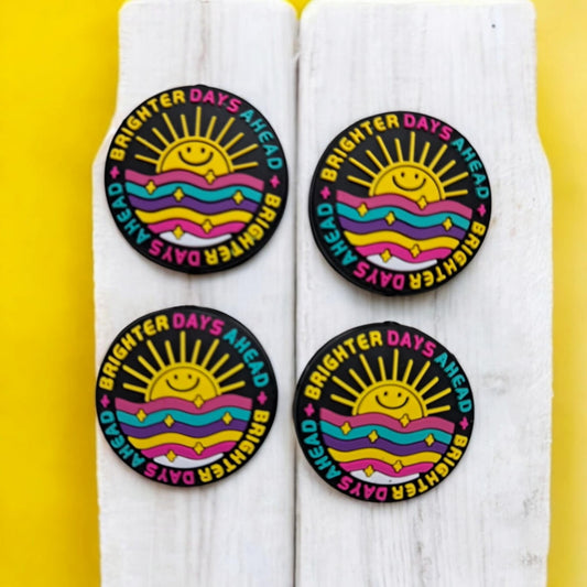 Brighter Days Ahead with Sun Silicone Focal Bead
