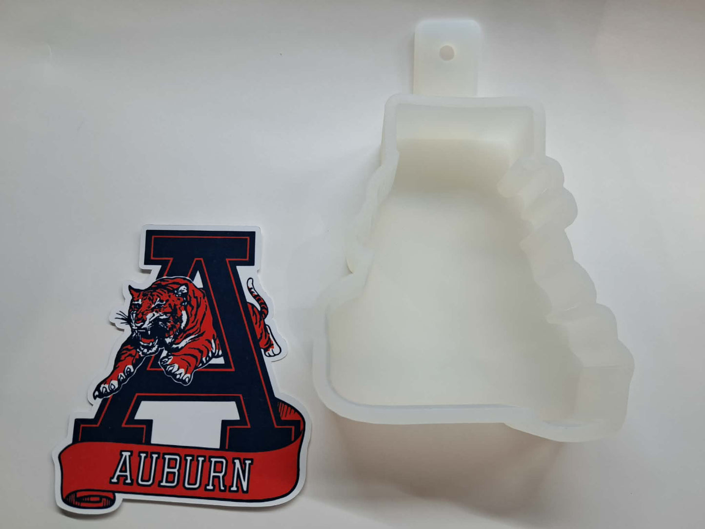 Auburn Tigers Cardstock Silicone Mold, Aroma Bead Molds, Premium Cardstock Images
