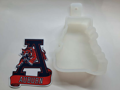 Auburn Tigers Cardstock Silicone Mold, Aroma Bead Molds, Premium Cardstock Images