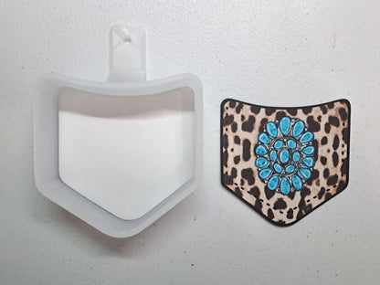 Jean Pocket: Desert Image Inserts for Cardstock Silicone Mold, Aroma Bead Molds