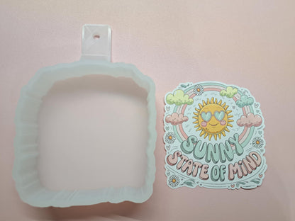 Sunny State of Mind for Cardstock Silicone Mold, Aroma Bead Molds, Premium Cardstock Images