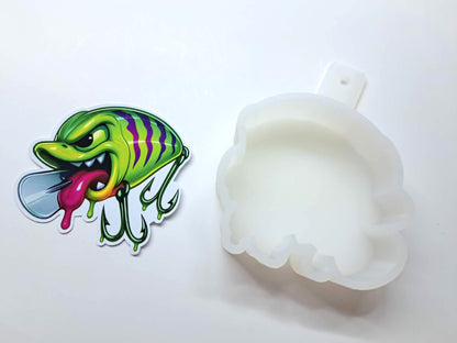 Crankbait Fishing Lure Cardstock Silicone Mold, Aroma Bead Molds, Premium Cardstock Images