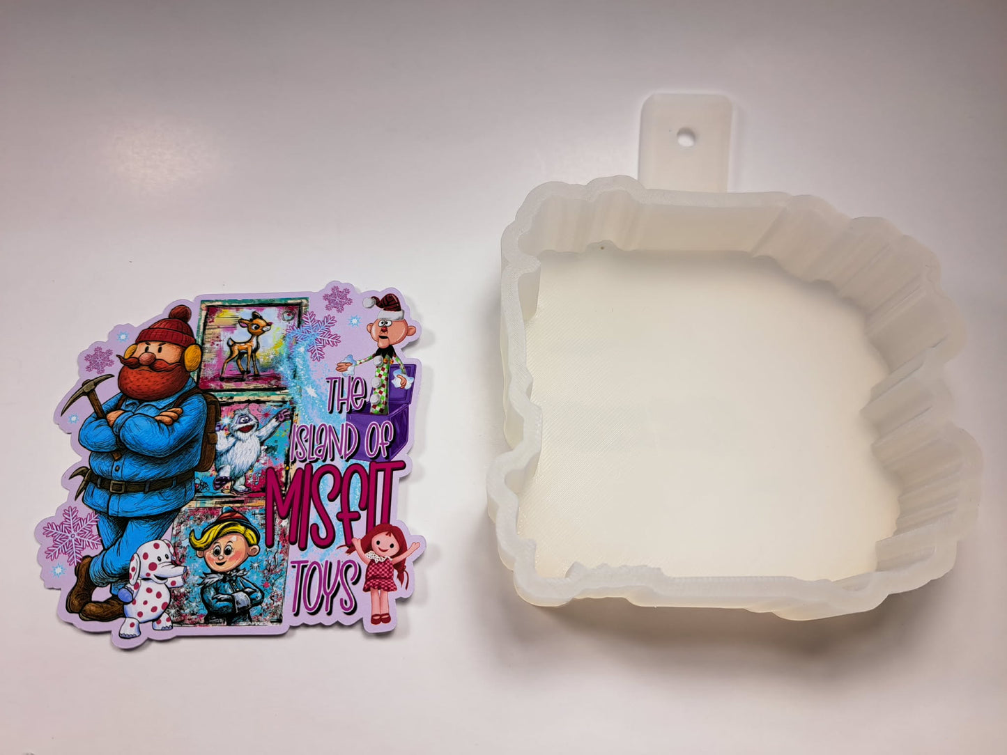 Misfit Toys Rudolph Cardstock Silicone Mold, Aroma Bead Molds, Premium Cardstock Images